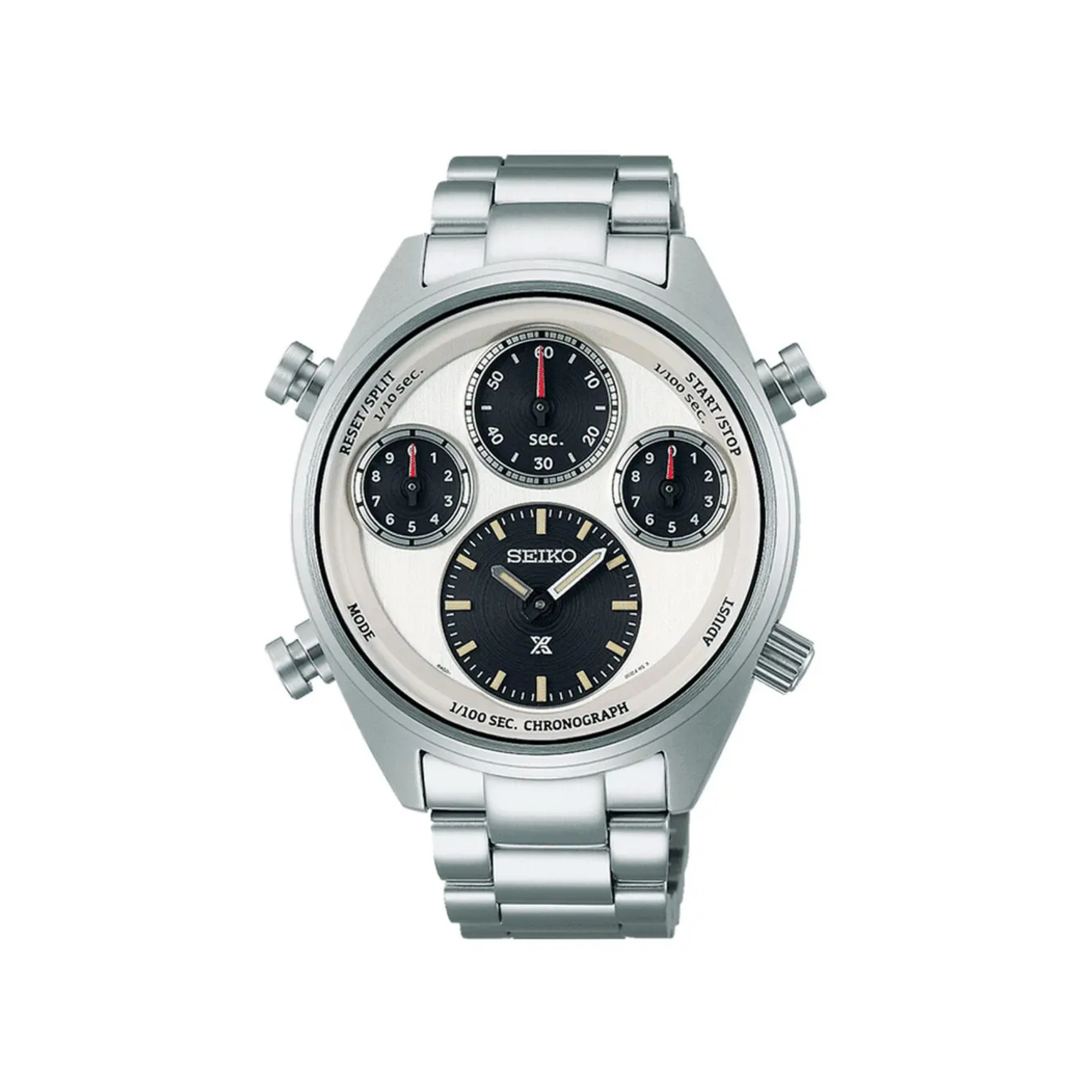 Vyriškas Laikrodis Seiko SFJ009P1 Silver (Ø 42 mm)