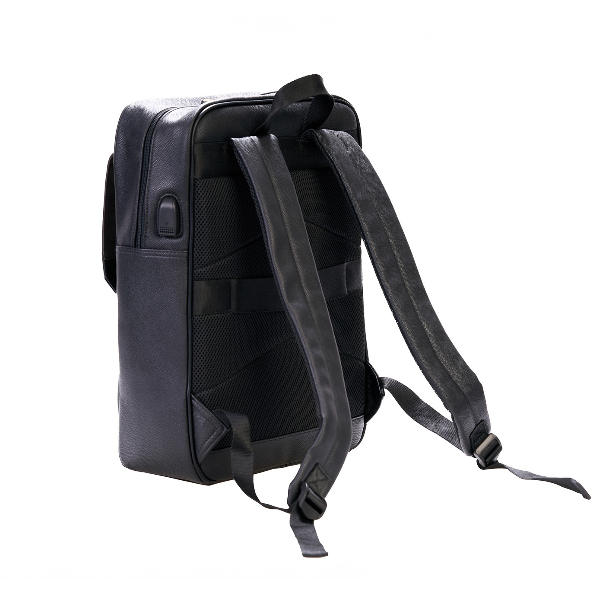 Vyriška kuprinė su įmontuotu USB įkrovikliu ir integruotu įkrovimo laidu  - MANDY01 504