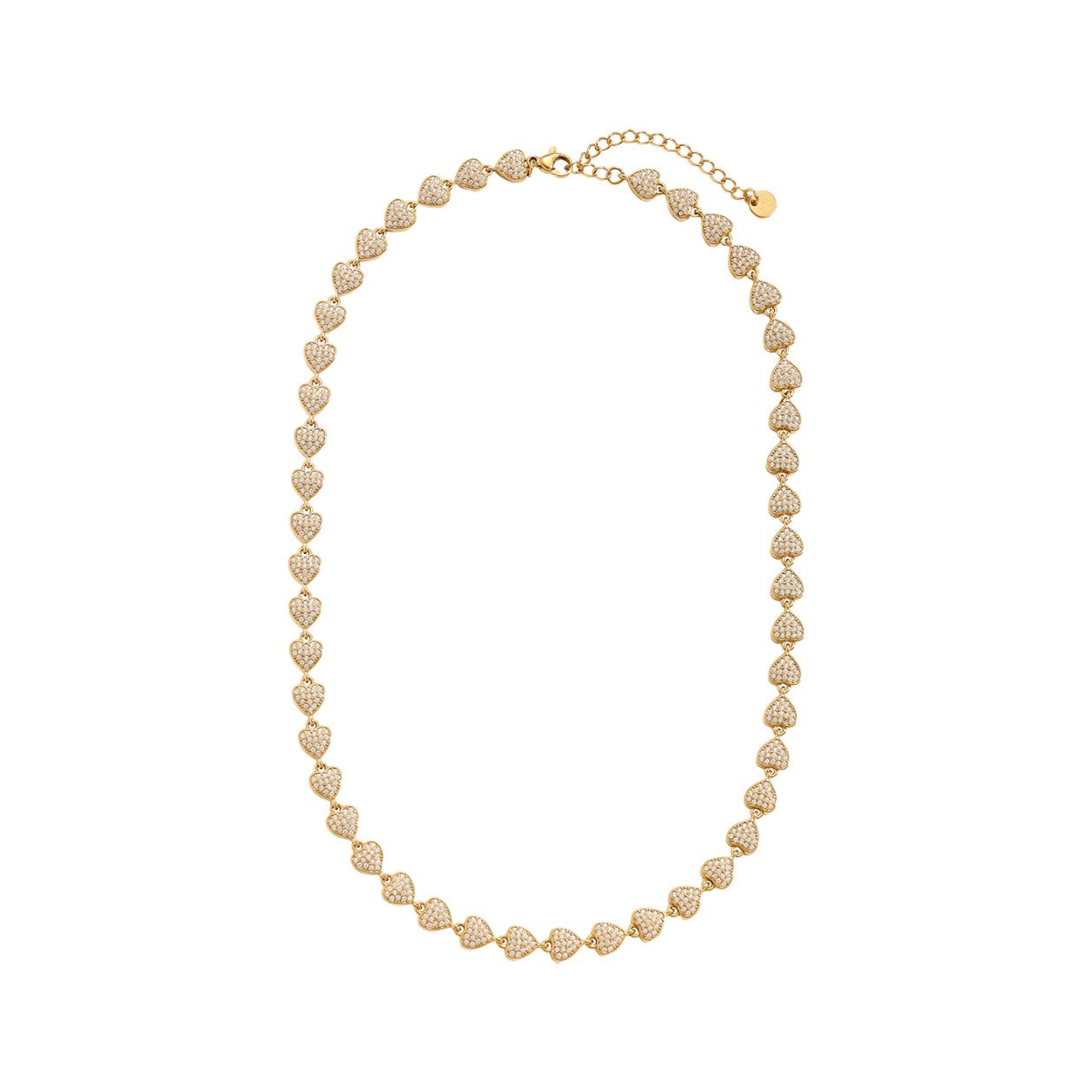 43cm Širdučių Grandinės Grandinėlė