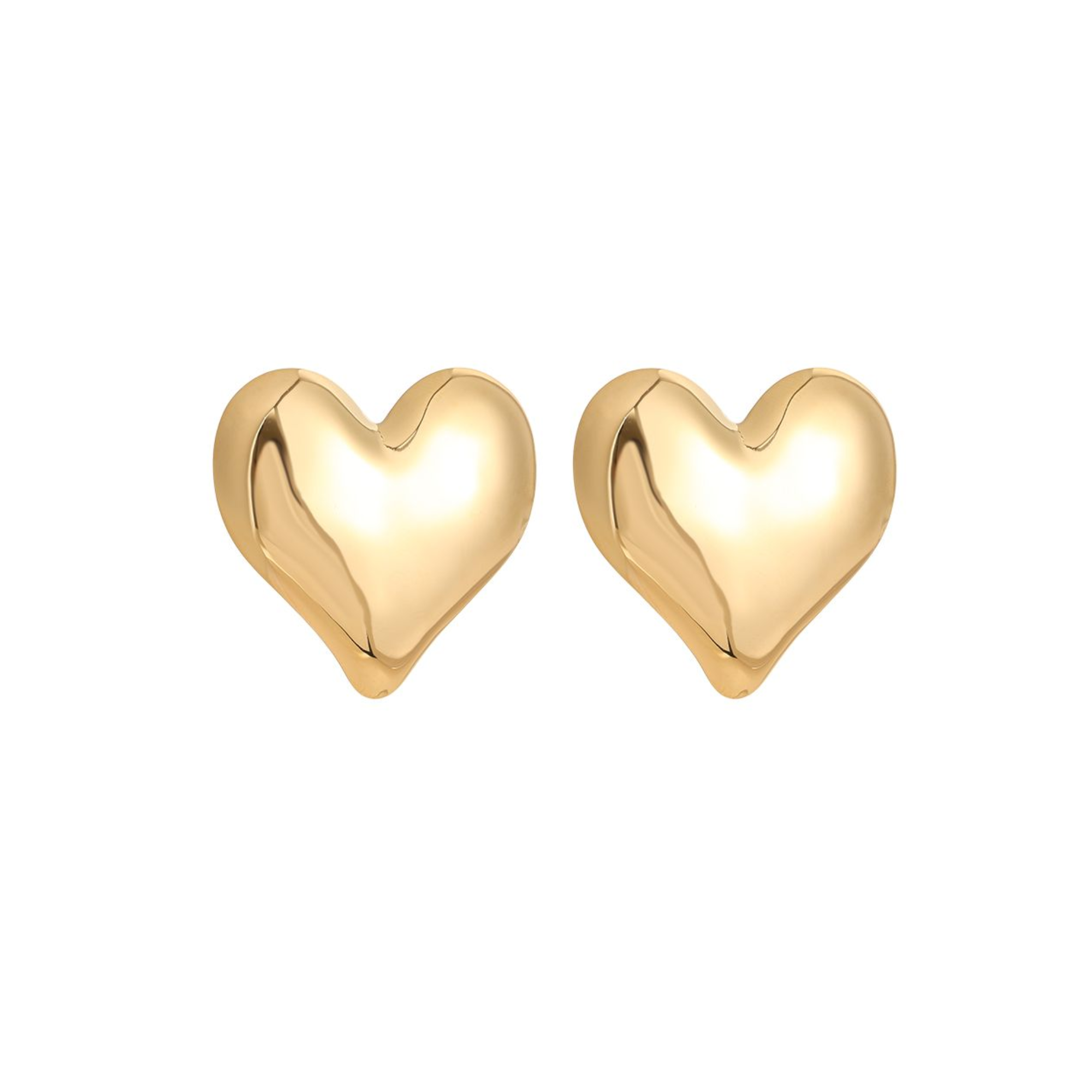 35 * 37 mm „Great Heart“ nerūdijančio plieno auskarai-zoom-1