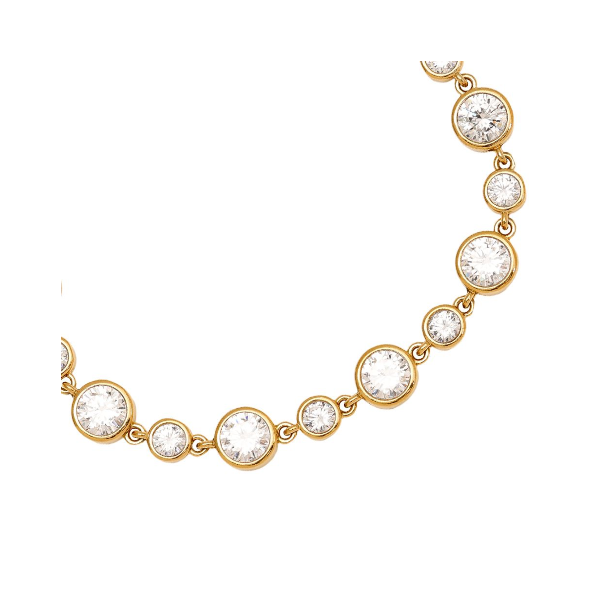 16 cm puošni apvali deimantinė grandinėlė iš nerūdijančio plieno