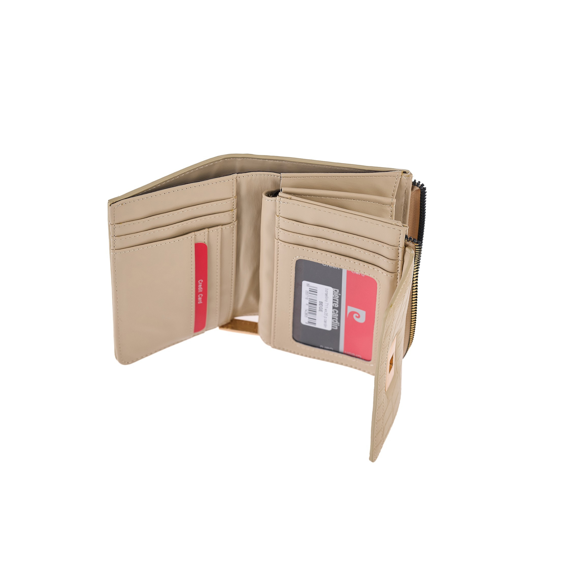 Pierre Cardin Dirbtinės Odos Pininginė - WX35 711 Beige-4