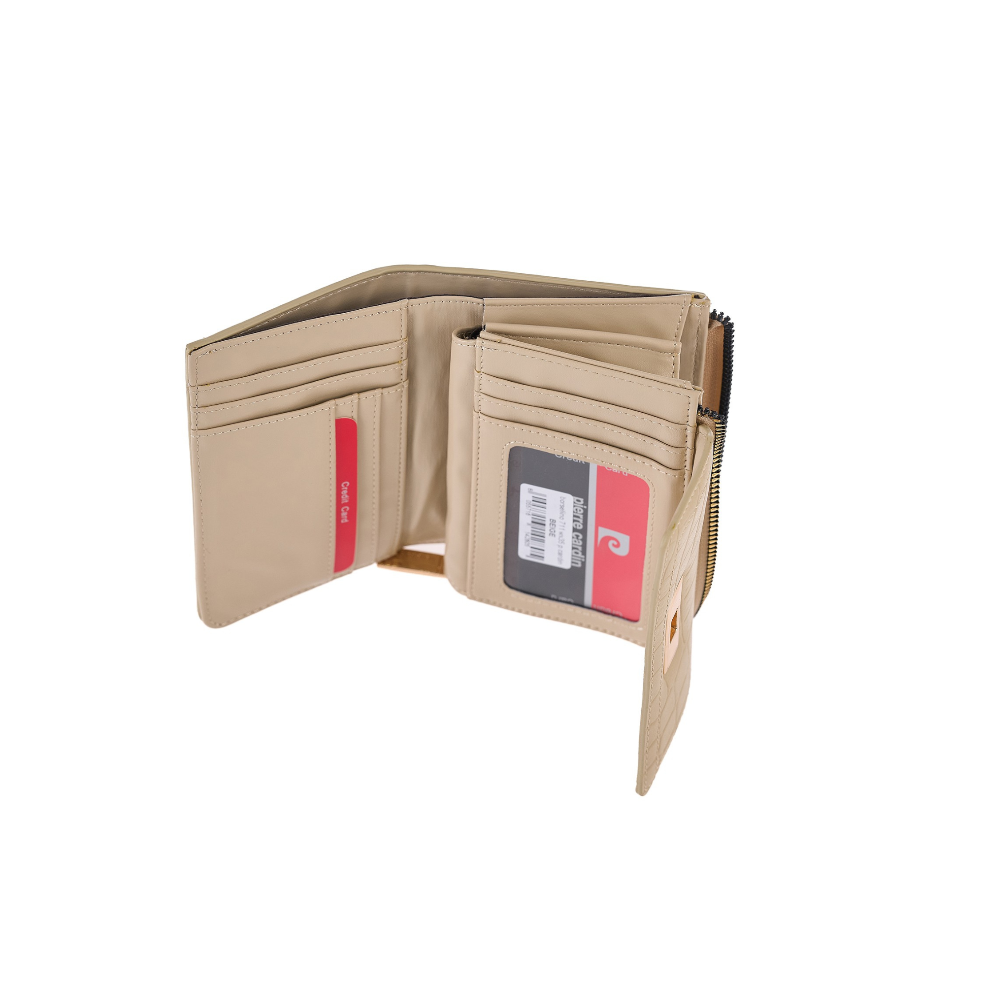 Pierre Cardin Dirbtinės Odos Pininginė - WX35 711 Beige-zoom-4